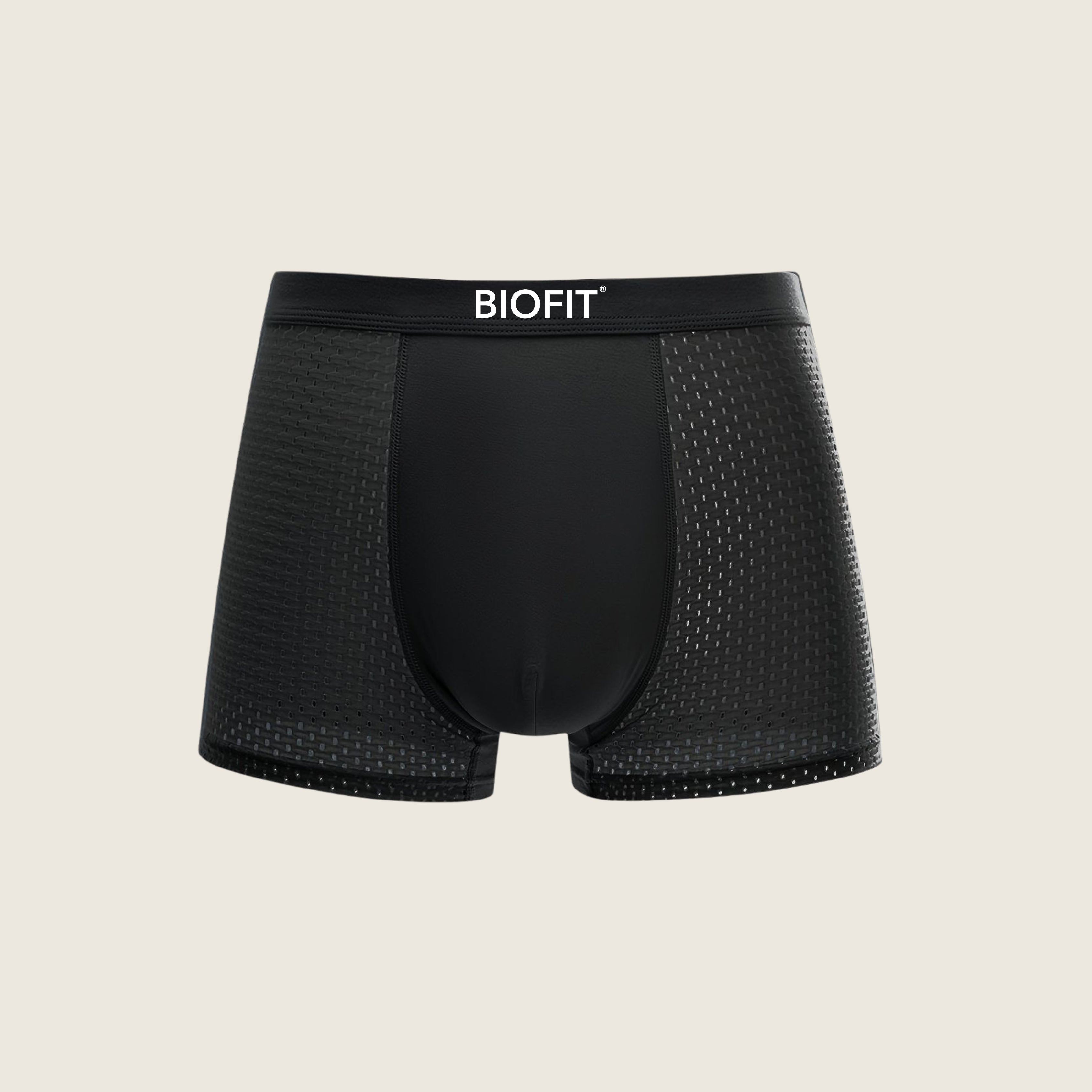 BIOFIT® Bambus-Boxershorts Schwarz