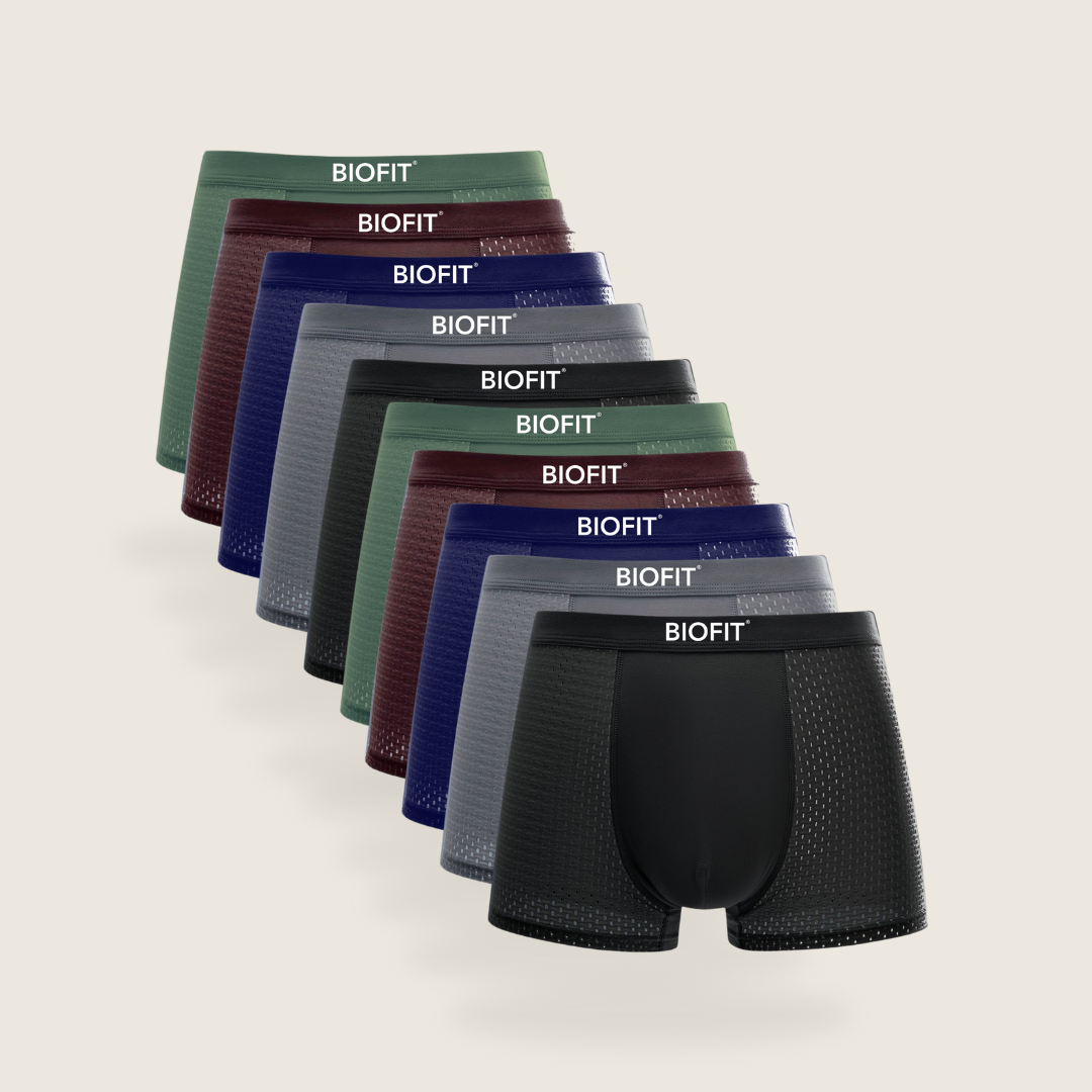 BIOFIT® Bamboo Boxers 10-Pack Multicolor