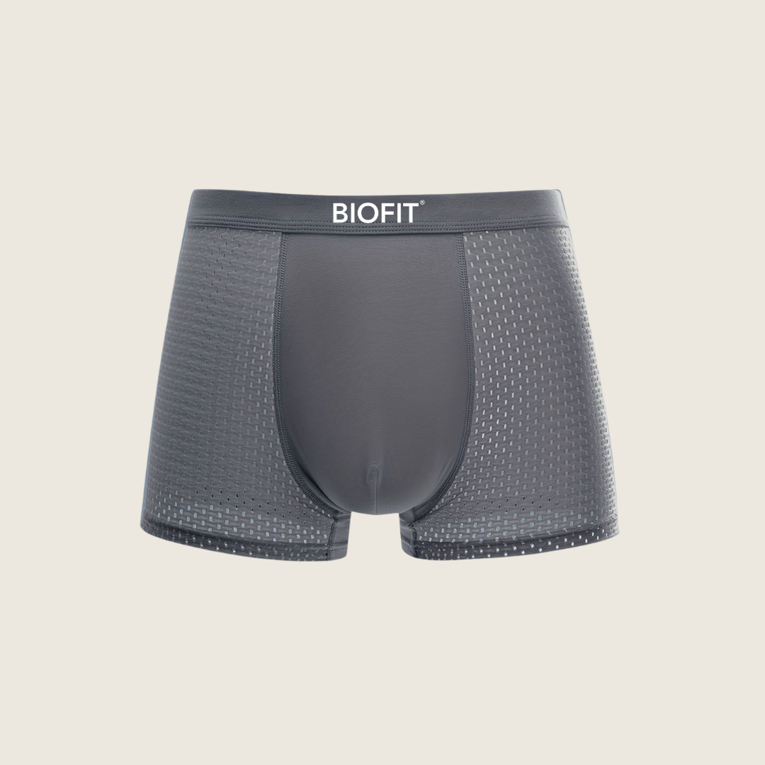 BIOFIT® Bambus-Boxershorts Grau