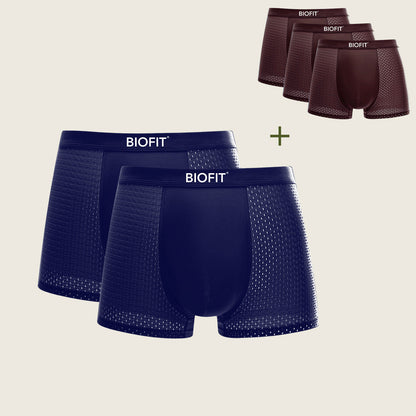 BIOFIT® Bamboo Boxers | Blue & Red