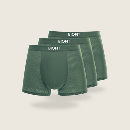 BIOFIT® Bamboo Boxers 3-Pack Grøn