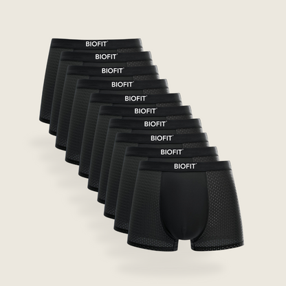 BIOFIT® Bamboo Boxers 10-Pack Black