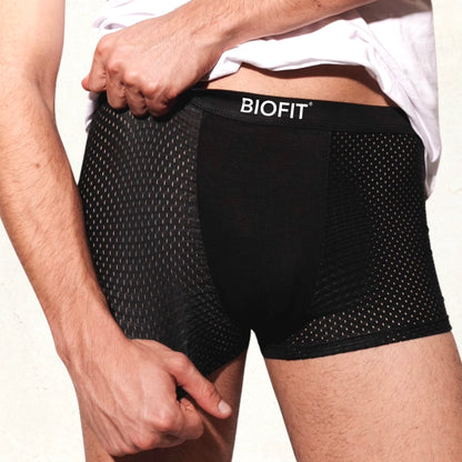 BIOFIT® Bamboo Boxers 3-Pack Black