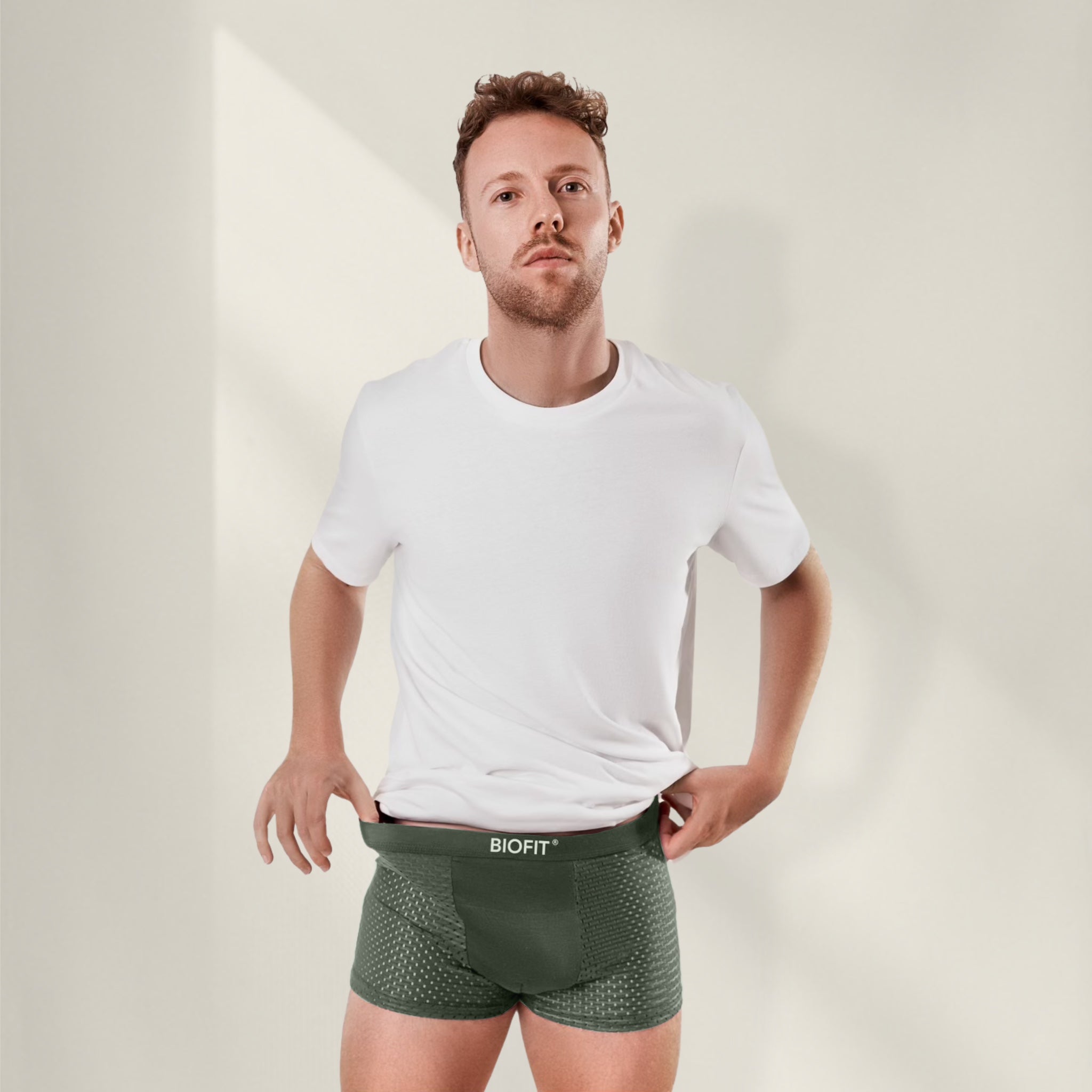 BIOFIT® Bamboo Boxers 5-Pack Green | + 5 FREE