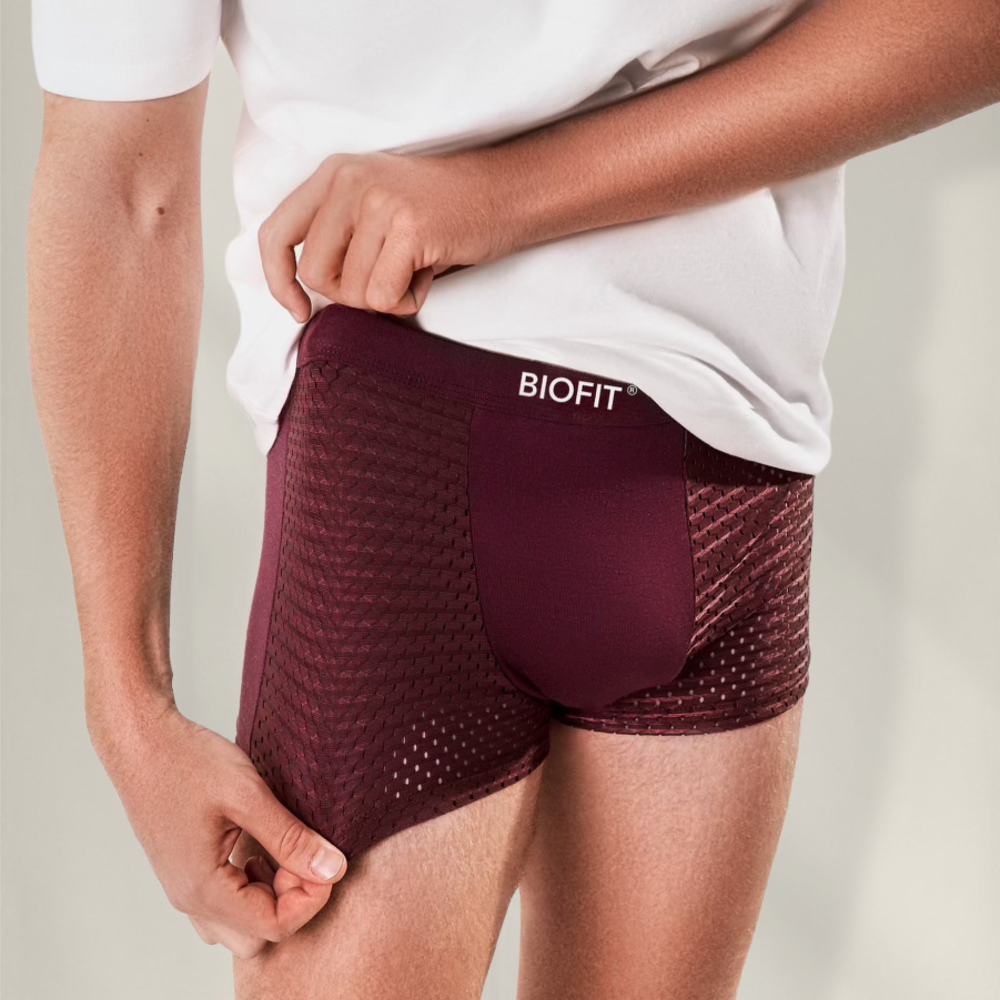 BIOFIT® Bamboo Boxers | Black & Red