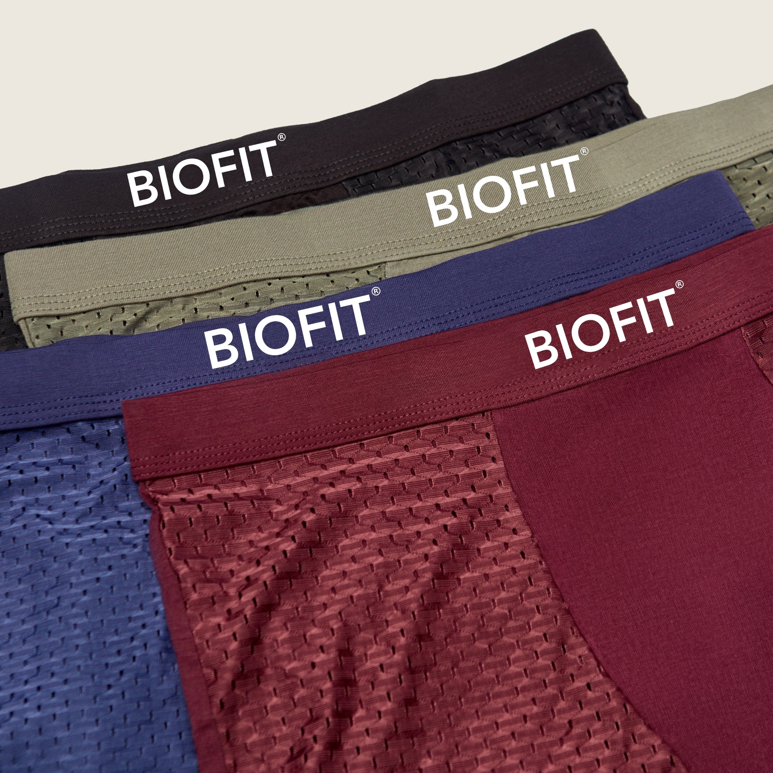 BIOFIT® Bamboo Boxers 10-Pack Green