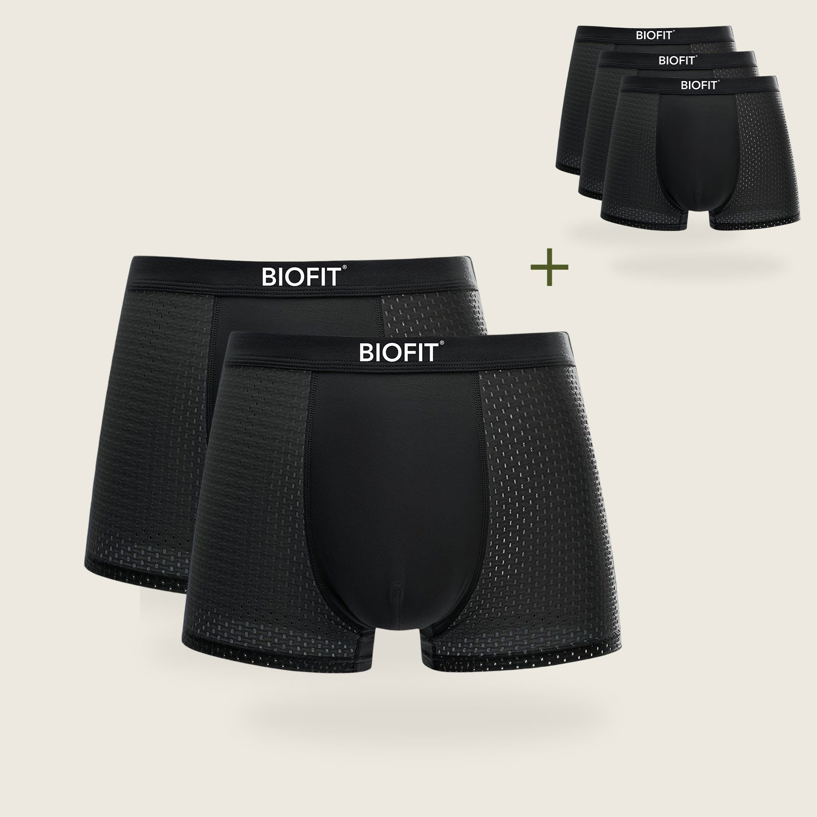 BIOFIT® Bamboo Boxers | Black