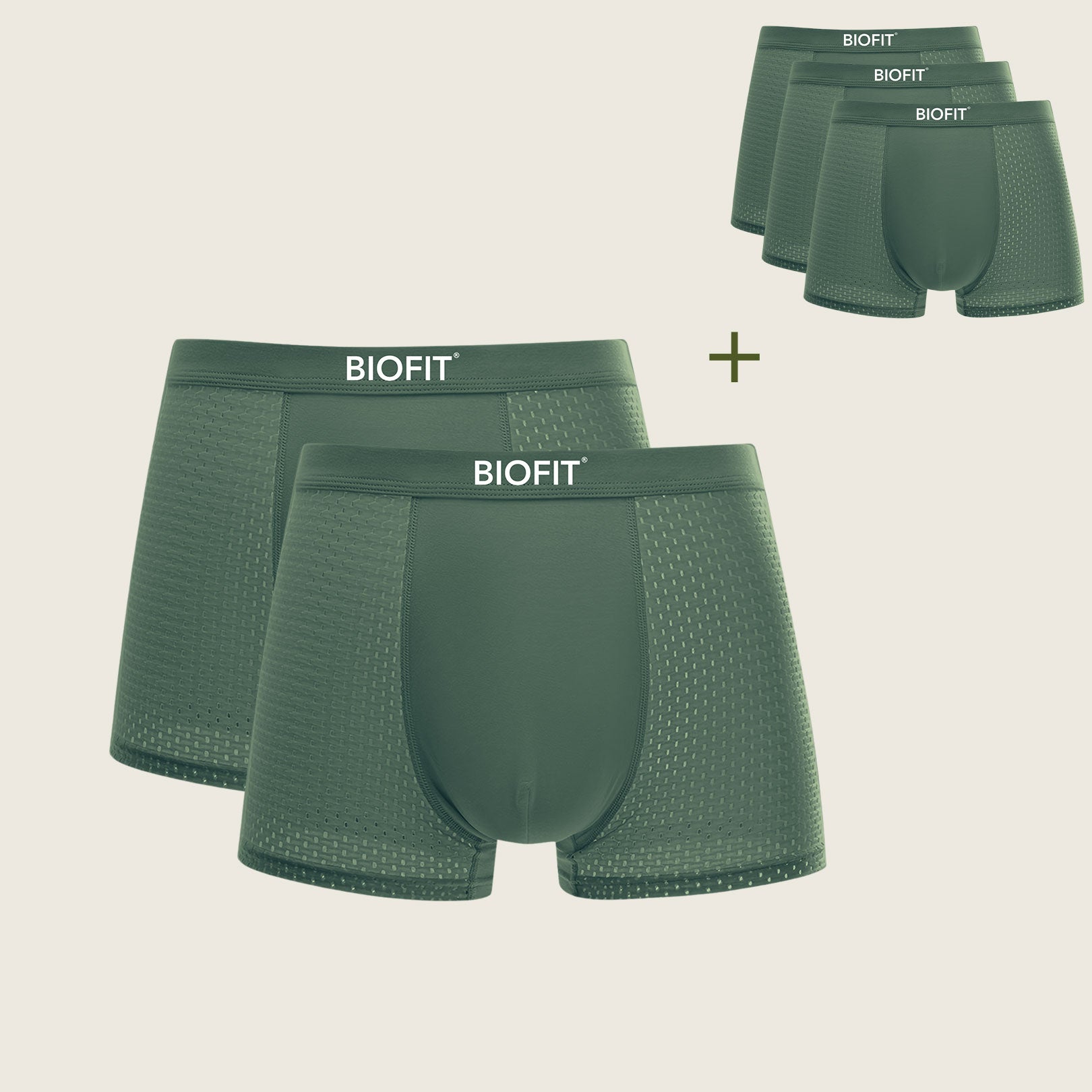 BIOFIT® Bamboo Boxers | Grön