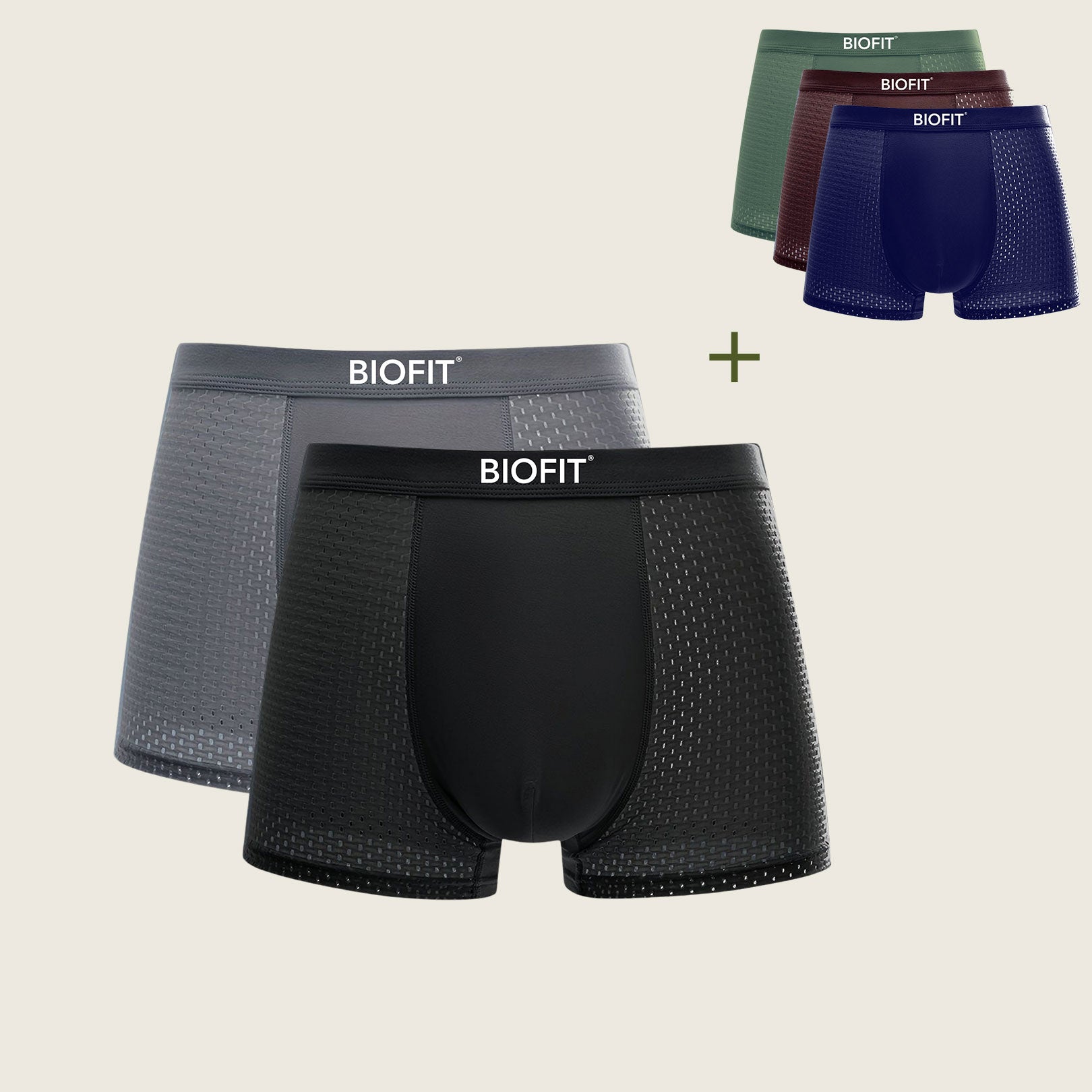 BIOFIT® Bamboo Boxers | Multicolor