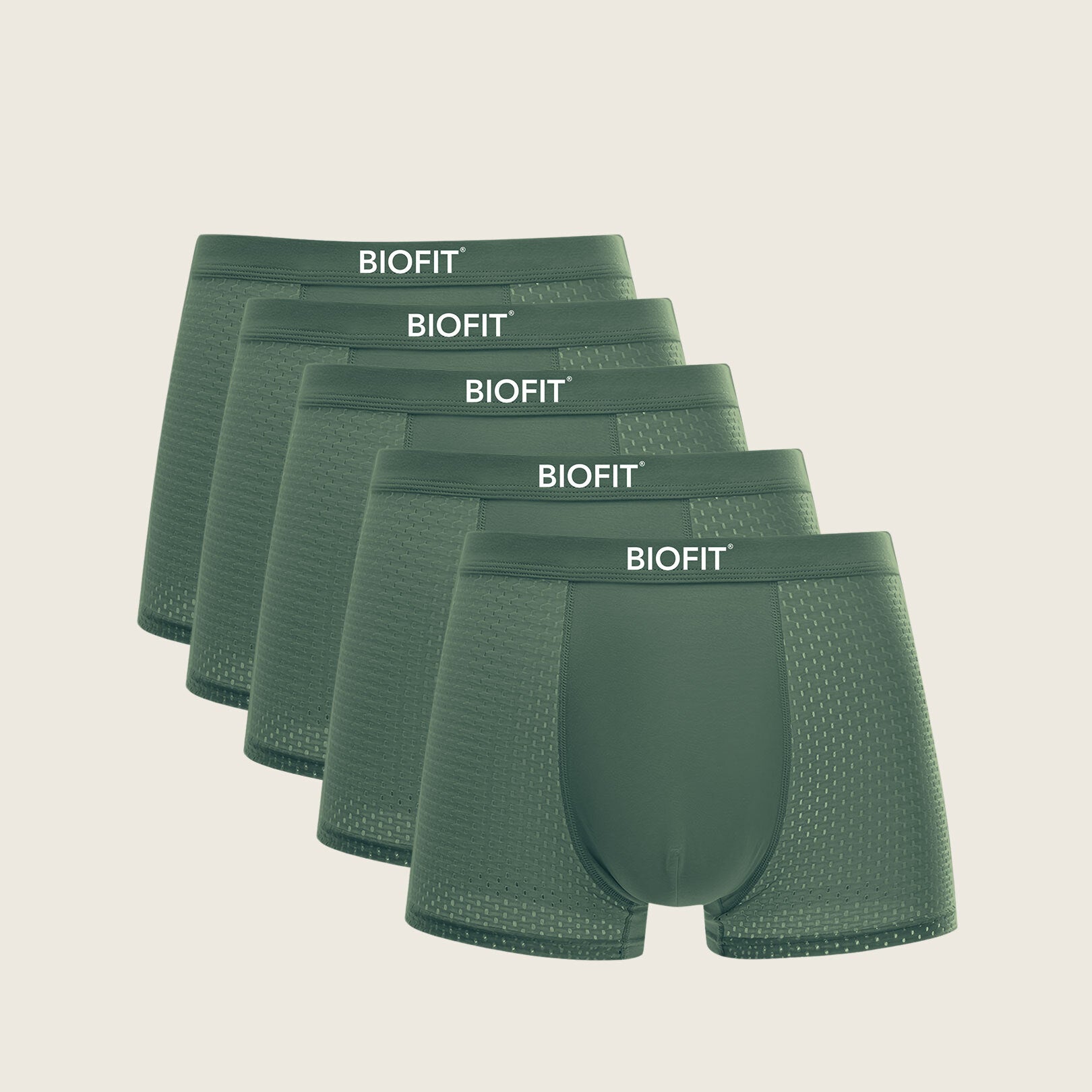 BIOFIT® Bamboo Boxers 5-pack grön